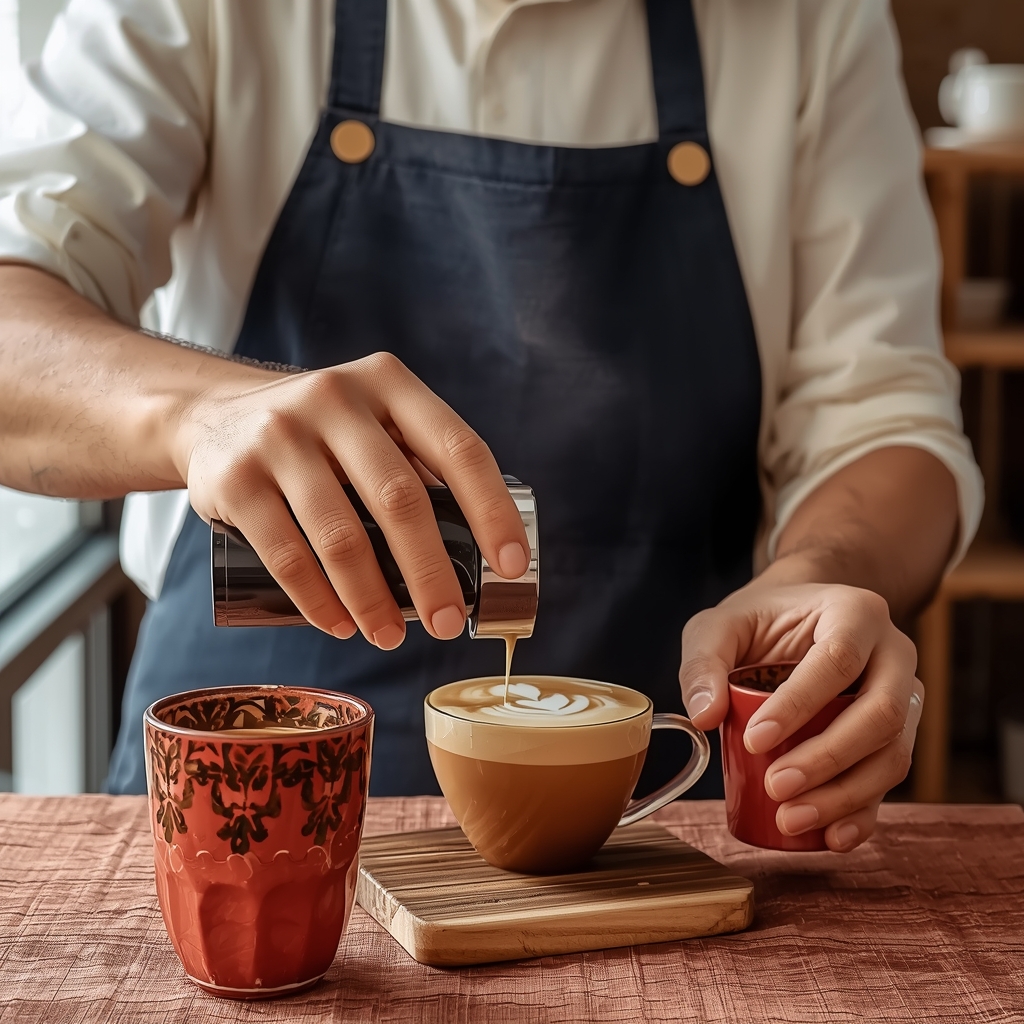 Personas compartiendo un café